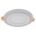 Näve LED Einbauleuchte Interna Weiß Rund Ø15cm 9W 650lm warmweiß 3000K mit Netzteil