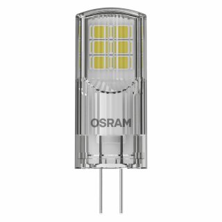 Osram LED Leuchtmittel Stiftsockellampe 2,6W = 30W G4 klar 12V 300lm warmweiß 2700K 320°