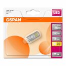 Osram LED Leuchtmittel Stiftsockellampe 2,6W = 30W G4 klar 12V 300lm warmweiß 2700K 320°