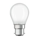 6 x Osram LED Filament Leuchtmittel Tropfen 5W = 40W B22d matt 470lm warmweiß 2700K DIMMBAR