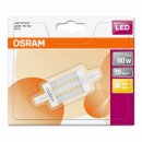 9 x Osram LED Leuchtmittel Star Line 78mm 7W = 60W R7s warmweiß 2700K