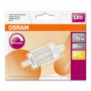 9 x Osram LED Leuchtmittel Star Line 78mm 8W = 75W R7s warmweiß 2700K DIMMBAR