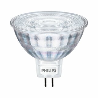Philips LED Leuchtmittel Glas Reflektor MR16 3W = 20W GU5,3 12V 230lm warmweiß 2700K 36°