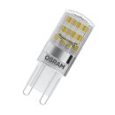 9 x Osram LED Stiftsockel Leuchtmittel Star Pin 1,9W = 20W G9 warmweiß 2700K