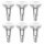 6 x Bellalux LED Leuchtmittel Glas Reflektor R50 4,3W = 60W E14 345lm warmweiß 2700K 36°