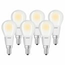 6 x Osram LED Filament Retrofit Classic Tropfen 5W = 40W...