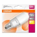 6 x Osram LED Star Stick Leuchtmittel Röhre 10W = 75W E27 matt BLI warmweiß 2700K