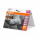 Osram LED Glas Reflektor Star+ PAR16 4,4W = 50W GU10 350lm warmweiß 2700K 36° 3-Stufen-Dimmbar