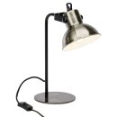 Brilliant Tischleuchte Ester Schwarz/Messing 34cm max....