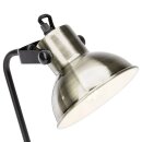 Brilliant Tischleuchte Ester Schwarz/Messing 34cm max....