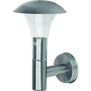 Inventiv Außenleuchte Wandleuchte Volta Chrom IP44 max. 60W E27 ohne Leuchtmittel