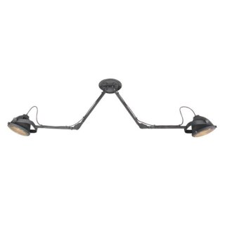 Brilliant Wandlampe Deckenleuchte Carmen Beton Industrie Vintage 156cm max. 2 x 40W E27 ohne Leuchtmittel