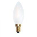 LED Filament Kerze 2W = 25W E14 MATT Glühlampe Glühbirne...