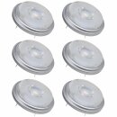 6 x Osram LED Parathom Pro AR111 Reflektor 11,5W = 75W G53 800lm 12V 927 warmweiß 2700K Ra97 24° DIMMBAR