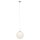 Brilliant Pendelleuchte Timo Eisen Alabaster Kugel Ø30cm max. 60W E27 ohne Leuchtmittel kürzbar