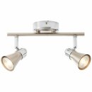 Baseline LED Wandlampe Deckenleuchte Chrom Satin 2 x 5W...