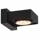 Brilliant LED Außenwandleuchte Warren Schwarz IP44...