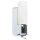 Brilliant Badleuchte Wandleuchte Morris Chrom Weiß IP44 max. 40W E14 ohne Leuchtmittel mit Steckdose
