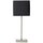 Brilliant Tischleuchte Aglae Eisen Schwarz Textilschirm max. 1 x 40W E14 ohne Leuchtmittel Touchschalter