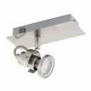 Eglo LED Wandlampe Deckenleuchte Tukon 3 Nickel-matt 3,3W...
