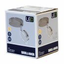 Briloner LED Wandlampe Deckenleuchte Chrom 4,5W 400lm...