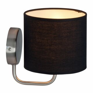 Brilliant Wandleuchte Sandra Eisen/Schwarz max. 40W E14 ohne Leuchtmittel