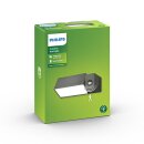 Philips Außenwandleuchte myGarden Border Anthrazit IP44 23W E27 1430lm warmweiß 2700K mit Sensor
