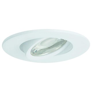 Malmbergs LED Einbauleuchte Home Weiß IP21 4,5W 320lm warmweiß 2700K schwenkbar Dimmbar