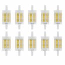 10 x Osram LED Leuchtmittel 78mm Stab 11,5W = 100W R7s...