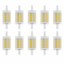 10 x Osram LED Leuchtmittel 78mm Stab 11,5W = 100W R7s klar 1521lm warmweiß 2700K 360° DIMMBAR