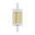 10 x Osram LED Leuchtmittel 78mm Stab 11,5W = 100W R7s klar 1521lm warmweiß 2700K 360° DIMMBAR