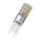 9 x Osram LED Leuchtmittel Stiftsockel Star 2,6W = 30W G9 klar 320lm warmweiß 2700K