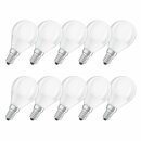 10 x Osram LED Parathom Leuchtmittel Tropfen 4,5W = 40W E14 matt 470lm warmweiß 2700K 240° DIMMBAR