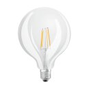 4 x Osram LED Filament Leuchtmittel Globe G125 4W = 40W...