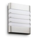 Philips LED Außenwandleuchte myGarden Raccoon Edelstahl IP44 3W 270lm warmweiß 2700K