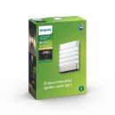 Philips LED Außenwandleuchte myGarden Raccoon Edelstahl IP44 3W 270lm warmweiß 2700K