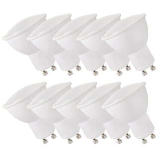 10 x LED Leuchtmittel Reflektor 1,5W = 22W GU10 120lm warmweiß 3000K maxi flood 120°
