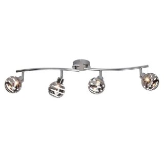 Brilliant Deckenleuchte Theron Chrom 4 x max. 33W G9 ohne Leuchtmittel