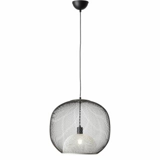Brilliant Pendelleuchte Ashley Schwarz Ø43cm max. 60W E27 kürzbar