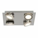 Brilliant LED Deckenleuchte Champion Eisen 4 x 5W 1600lm warmweiß 3000K 3-Stufen dimmbar