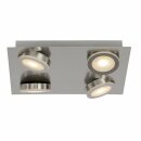 Brilliant LED Deckenleuchte Champion Eisen 4 x 5W 1600lm warmweiß 3000K 3-Stufen dimmbar