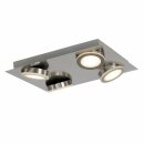 Brilliant LED Deckenleuchte Champion Eisen 4 x 5W 1600lm warmweiß 3000K 3-Stufen dimmbar