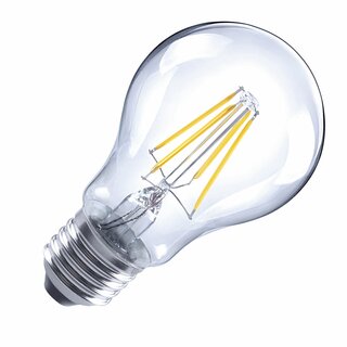 Arteko LED Filament Leuchtmittel Birne A60 4W = 40W E27 klar 470lm 827 warmweiß 2700K