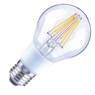 Arteko LED Filament Leuchtmittel Birne A60 5,5W = 50W E27 klar 640lm 827 warmweiß 2700K DIMMBAR