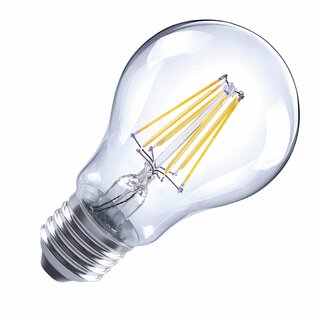 Arteko LED Filament Leuchtmittel Birne A60 5W = 56W E27 klar 640lm 827 warmweiß 2700K