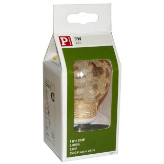 Paulmann ESL Energiesparlampe Globe G60 7W = 25W E14...