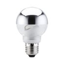 Paulmann ESL Energiesparlampe Globe G60 7W = 25W E27 Kopfspiegel silber warmweiß 2700K 870.19 PX001