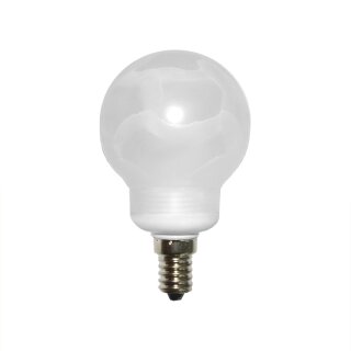 Paulmann ESL Energiesparlampe Globe G60 7W = 25W E14 Alabaster warmweiß 2700K 880.76