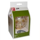 Paulmann ESL Energiesparlampe Globe G100 10W = 40W E27 Krokoeis gold warmweiß 2700K