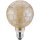 Paulmann ESL Energiesparlampe Globe G100 10W = 40W E27 Krokoeis gold warmweiß 2700K